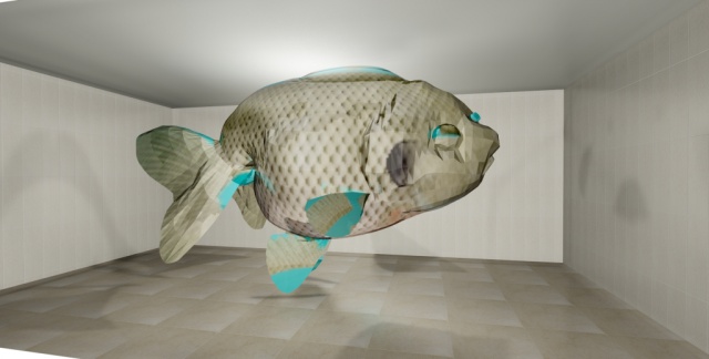 Рыба в аквариуме 3Д